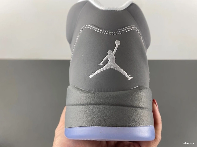 Reps TBkick Jordan Retro 5 Wolf Grey 136027-005 Air 0627
